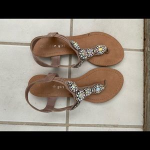 Madden Girl rhinestone sandals